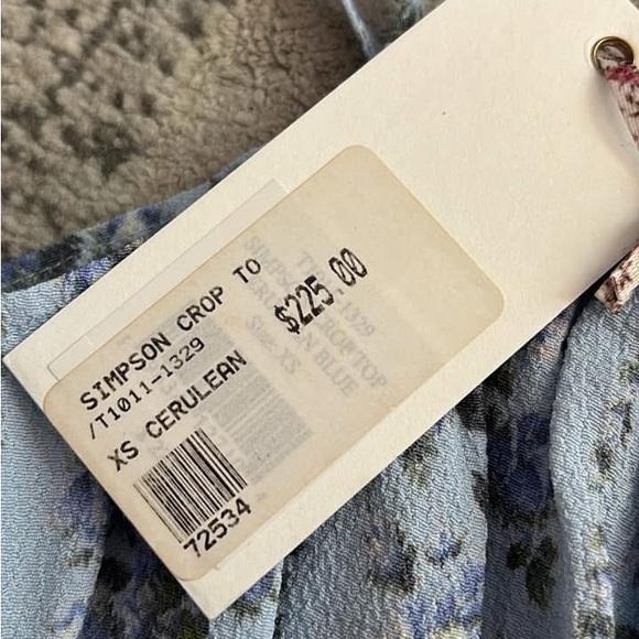 Love Shack Fancy Blue Top - Picture 3 of 3